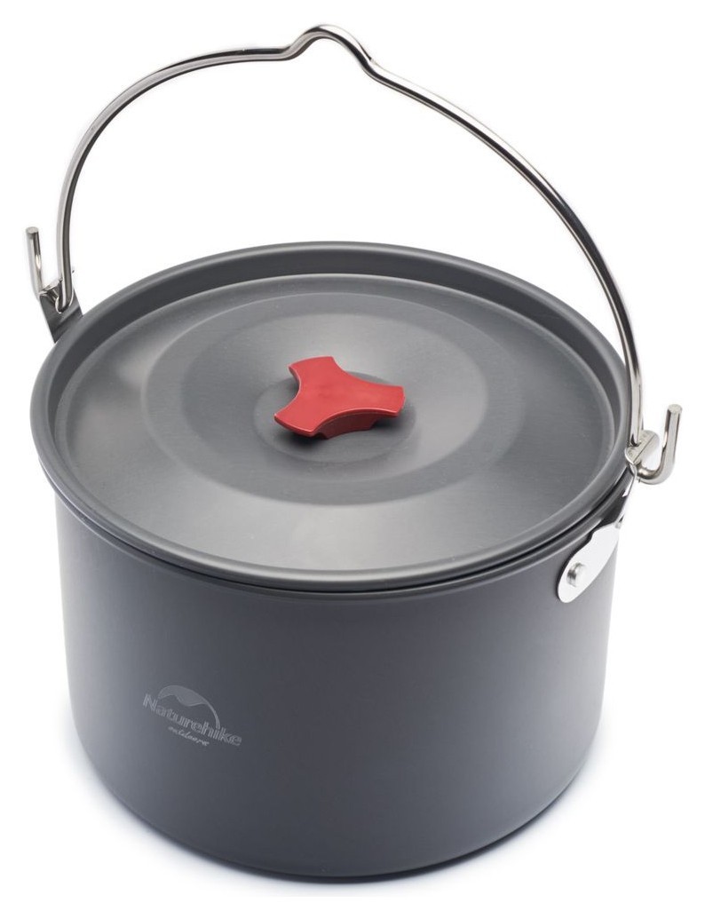 Кастрюля-котелок Naturehike Camping NH17D021-G, 4 л, алюминий, FNR_6927595723173