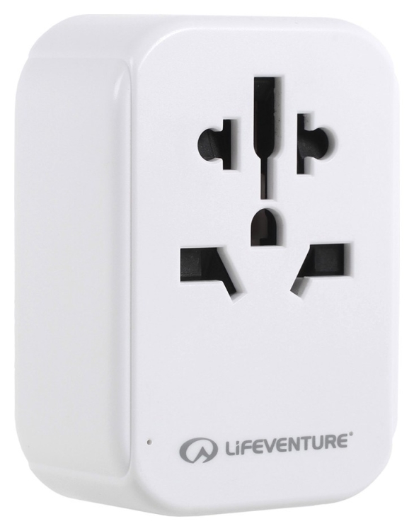 Адаптер Lifeventure European Travel Adaptor USB, 77132