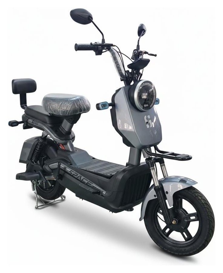 Електроскутер SPACE SIRI 14" 48B 750Вт 20А*г барабан/барабан свинцево-кислотний сірий 2026, ESC-102