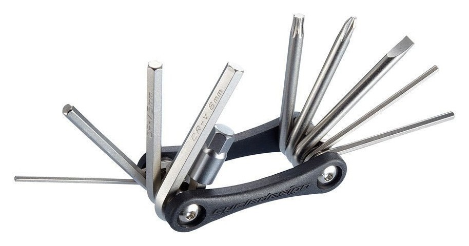 Мультитул складной для велосипеда Cycledesign FUNC 10 Black/Nickel (TO0015), RCH_22818