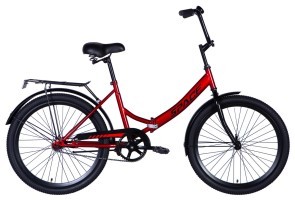 Велосипед ST 24" SPACE COMET BH рама-16" червоний 2024 крила, крило пер., крило зад., підніжка, дзвоник