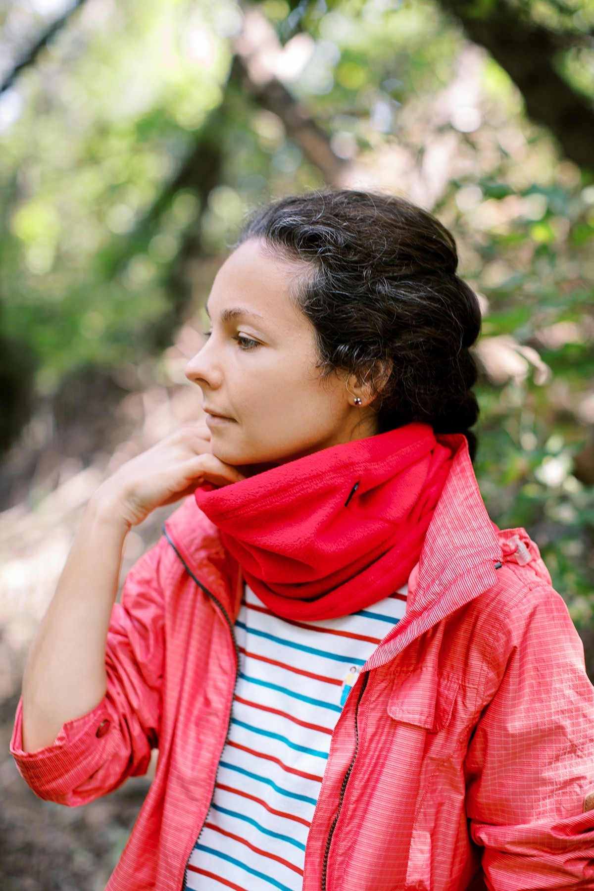 Повязка флисовая Tribe Neck Warmer T-KF-0019 OS, red, T-KF-0019-red