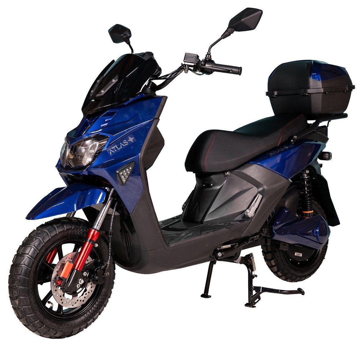 Електроскутер ATLAS Fox Box 2000W Cyan Blue, TOK_3142