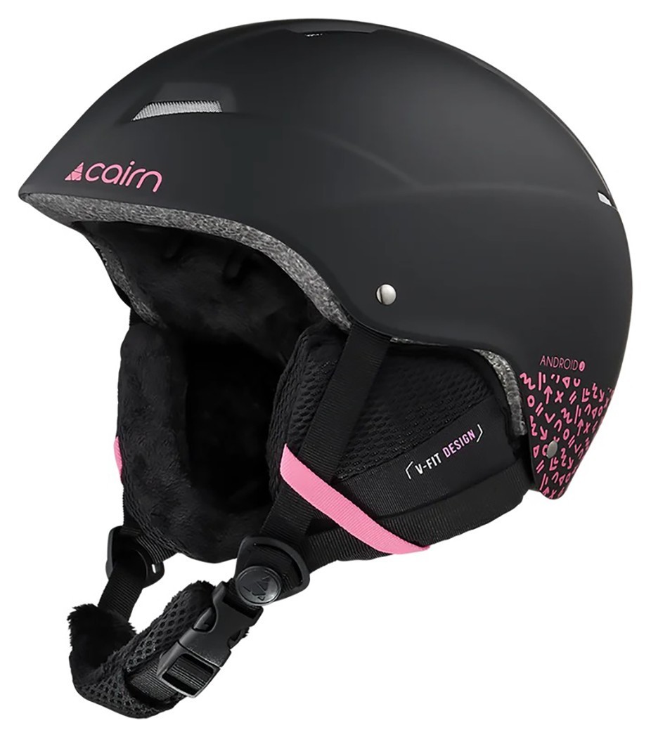Cairn шлем Android Graphic Jr mat black-pink 48-50, 0606449-702-48-50