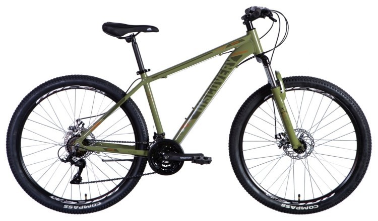 Велосипед 27.5" Discovery BASTION 2024 (хаки), OPS-DIS-27.5-064