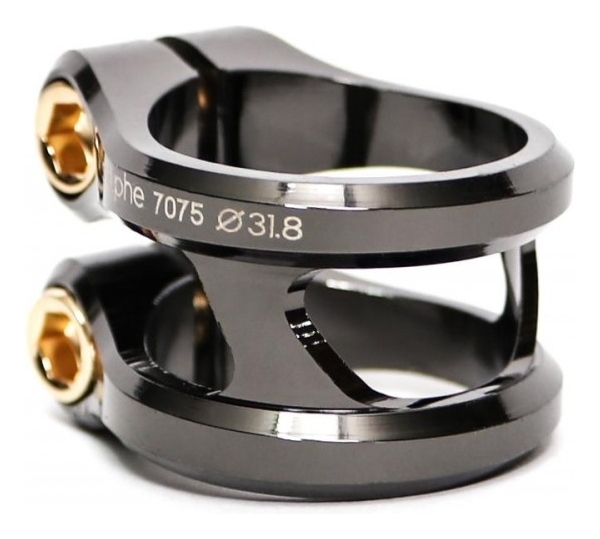 Затискач Ethic Sylphe Double Clamp 34.9 mm Black Chrome, RLK.484308