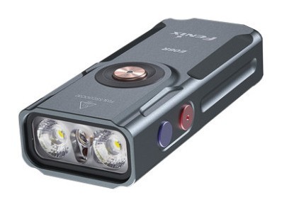 Ліхтар наключний Fenix E06R сірий, FNR_E06RGray