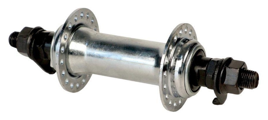 Втулка передня Сталь дисковий 36H 14G під гайку OLD - 100мм 9,5*140мм чорний VLT SF-A03, HUBF-022