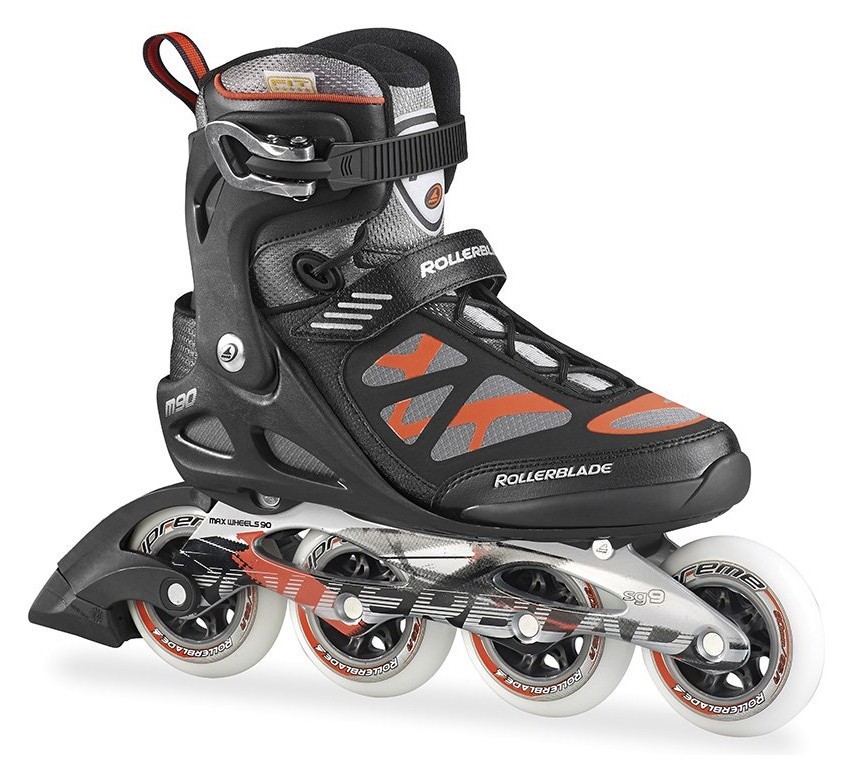 Роликові коньки для дорослих Rollerblade MACROBLADE 90 M 40.5 (8US) 260мм Black/red (07355400 741), RCH_10983