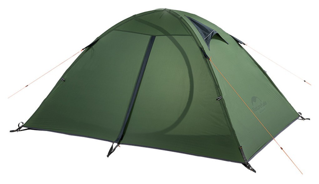 Палатка двухместная ультралегкая Naturehike NH15Z006-P, темно-зеленая, FNR_6927595741993