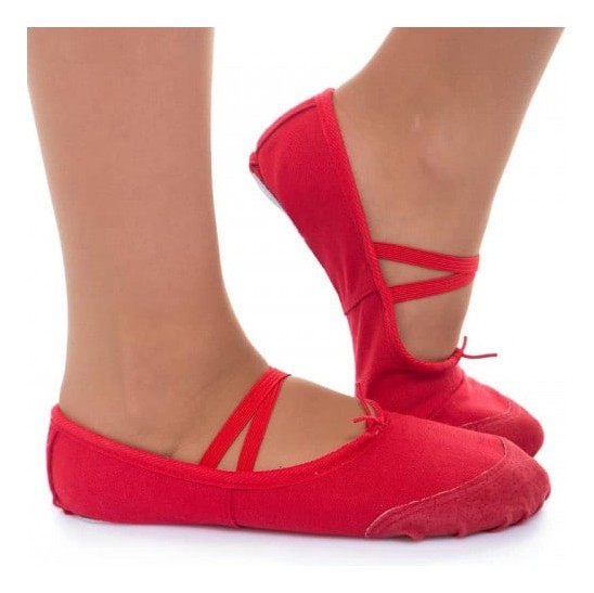 Балетки танцювальні червоний Bavar Sport (32), BVR_4152050