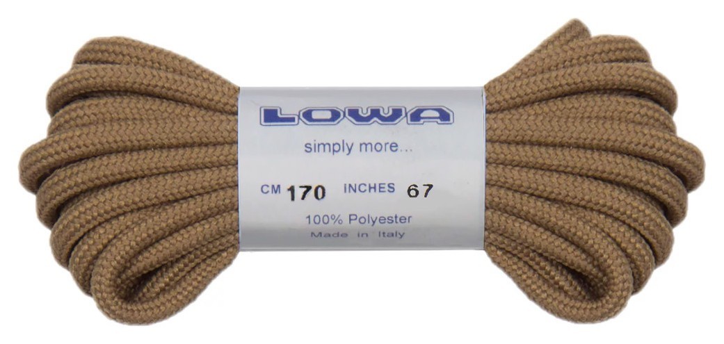 LOWA шнурки Zephyr 170 cm coyote, 830503-0731