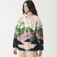 Picture Organic куртка флісова Nyss Zip W cloudy landscape wmn M