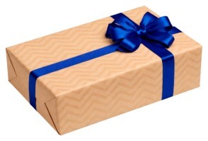 Подарочная упаковка (Голубая)