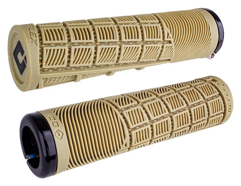 Грипсы ODI Reflex XL v2.1 Lock-On MTB Closed End 135mm Tan, OBOD_D33RXLT-B