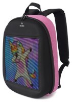 Рюкзак Sobi Pixel SB9702 Pink с LED экраном