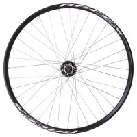 Колесо пров. VLT 24" під диск. обід двост. AL 36H ED; Втулка ST SHUNFENG SF-H25F з QR чорн.