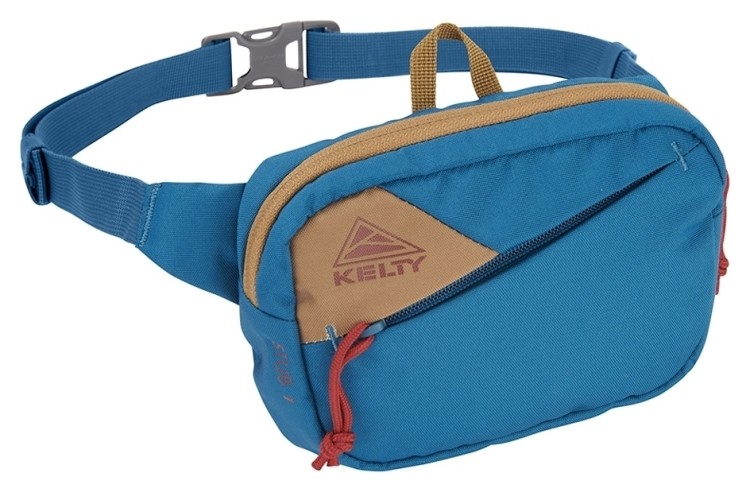 Kelty сумка поясная Stub 1L lyons blue-dull gold, 22629621-LYB1