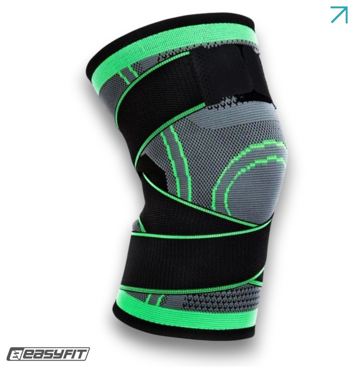 Компресійний наколінник EasyFit з ременями (L), EFIT_EF-0085-L