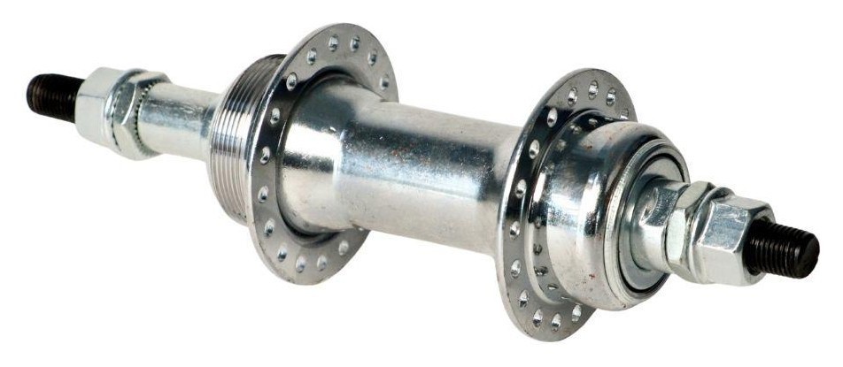 Втулка задня Vbr FR Сталь 36H 14G під гайку OLD - 135мм 9,5*175мм чорний VLT SF-A03 одинарна різьба, HUBR-077