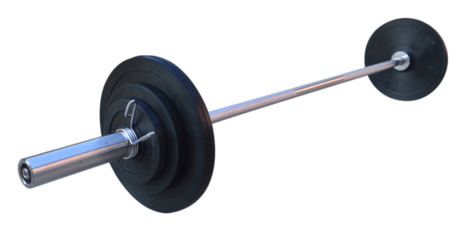 Штанга резиновая RN-Sport 50 кг с олимпийским грифом, RNS_RN_OB050