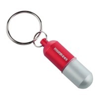 Munkees 3625 брелок Waterproof Capsule Small red