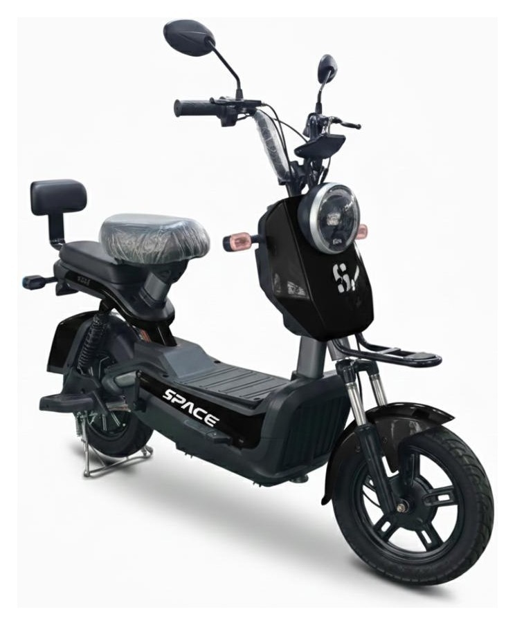 Електроскутер SPACE SIRI 14" 48B 750Вт 20А*г барабан/барабан свинцево-кислотний чорний 2026, ESC-104