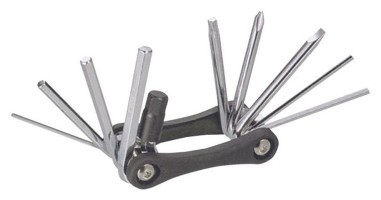 Мультитул складной для велосипеда Cycledesign MULTI V.1 Black/Nickel (CDTO0015)