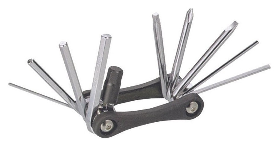 Мультитул складной для велосипеда Cycledesign MULTI V.1 Black/Nickel (CDTO0015), RCH_22814