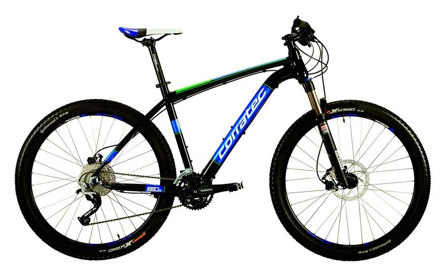 Велосипед Corratec X-Vert S 650B 0.4 27,5" Black Blue Green, RCH_10010