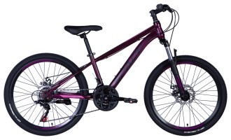 Велосипед ST 24" SPACE MARS DD FR рама-13" фіолетовий 2024