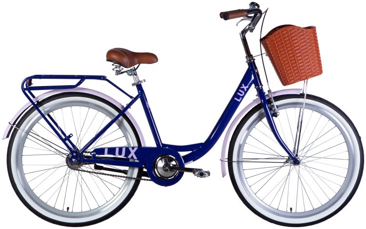 Велосипед ST 26" Dorozhnik LUX Velosteel рама-17" сиреневый 2025, OPS-D-26-268