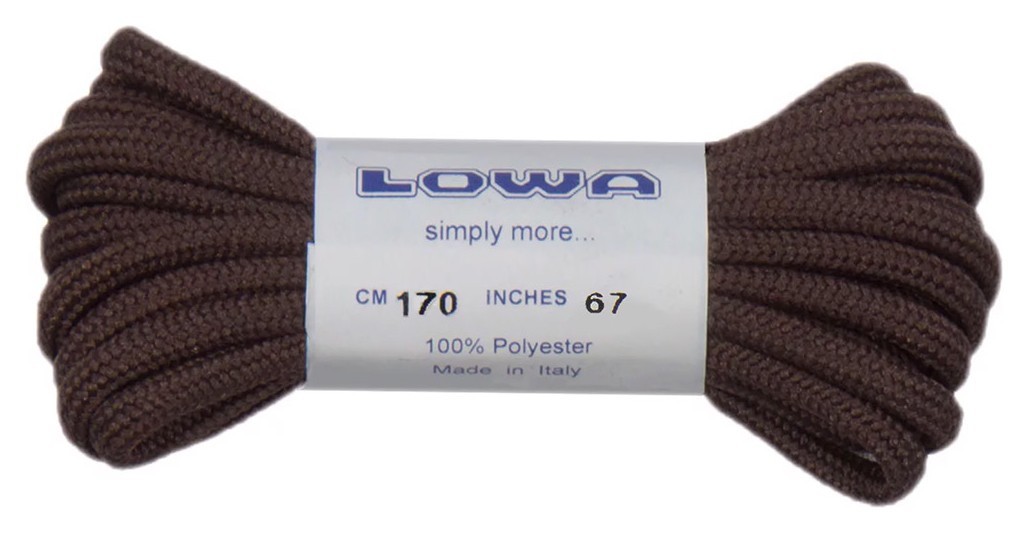LOWA шнурки Zephyr 170 cm dark brown, 830503-0493