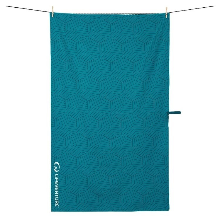 Lifeventure полотенце Soft Fibre Printed Teal Giant, 63601-Giant