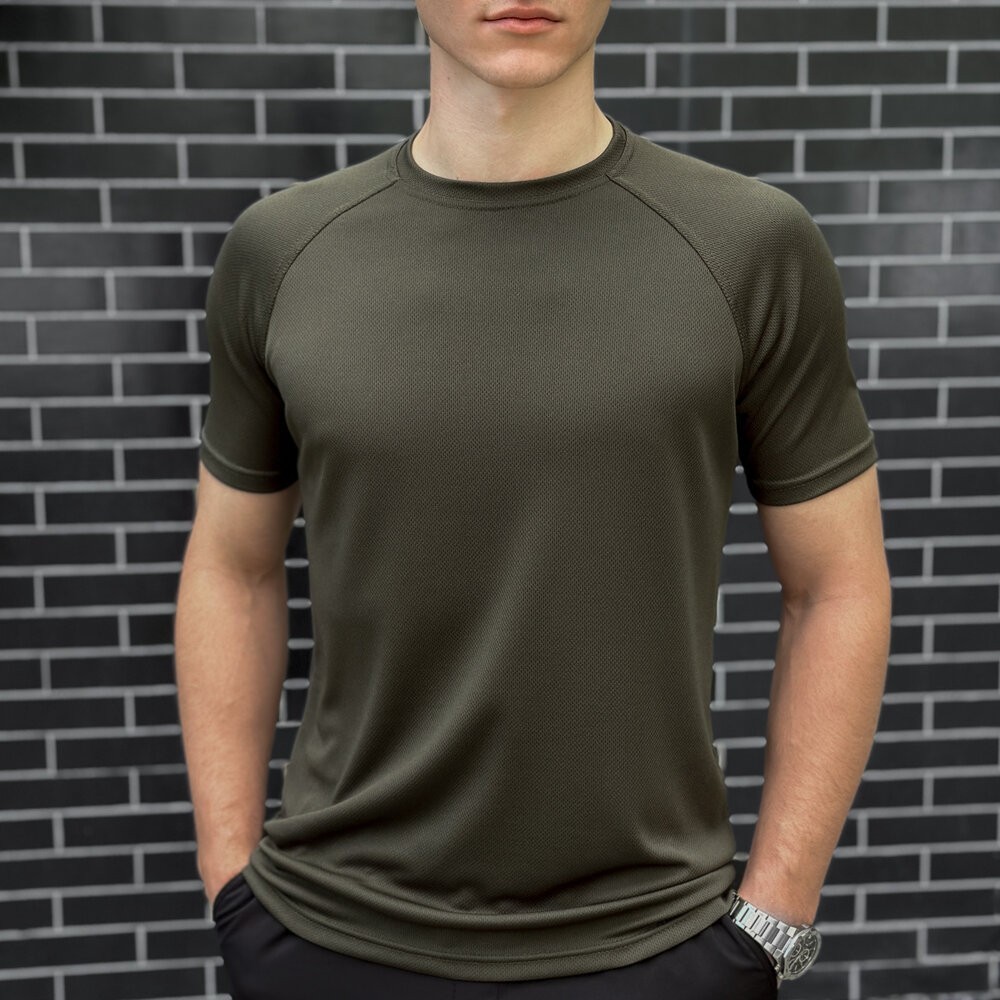 Футболка хакі кулмакс чоловіча Pobedov Ergo, POB_00000006315