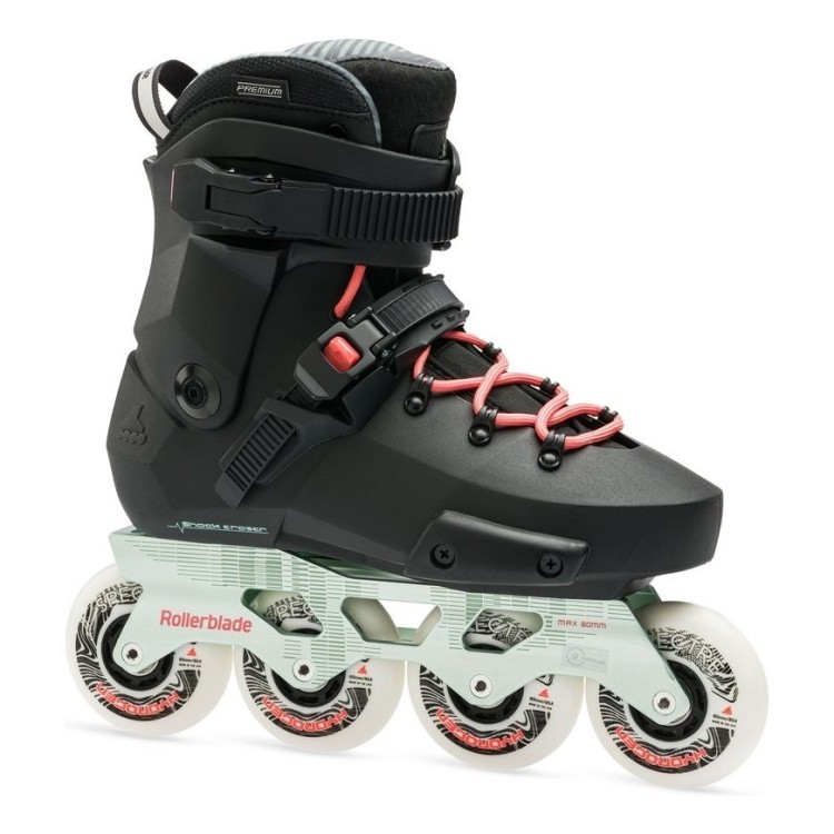 Ролики Rollerblade Twister XT для жінок Black Mint 2024, 07221100-2A2-250