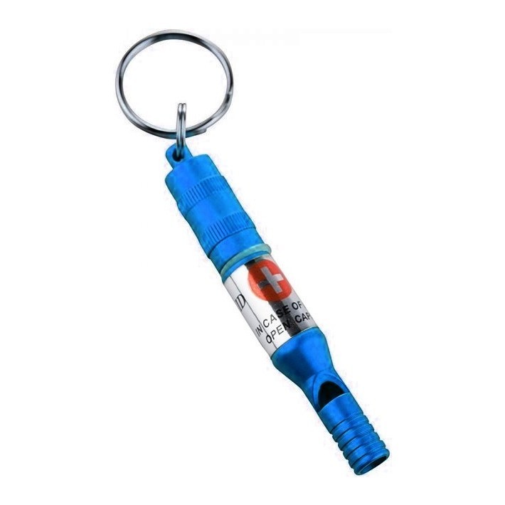 Munkees 3385 брелок-свисток Emergency Whistle dark blue, 3385-DB