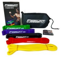 Гумові петлі EasyFit: набір 1-65 кг (5 шт)