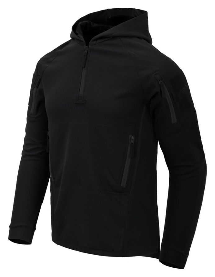 Кофта тактична Helikon-Tex RANGE HOODIE - TopCool, чорний, розмір L, FNR_BL-BRH-TC-01-B05