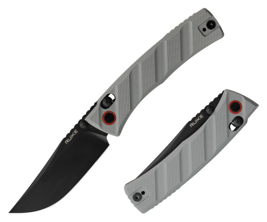 Нож складной Ruike P856-K серый, FNR_P856-K