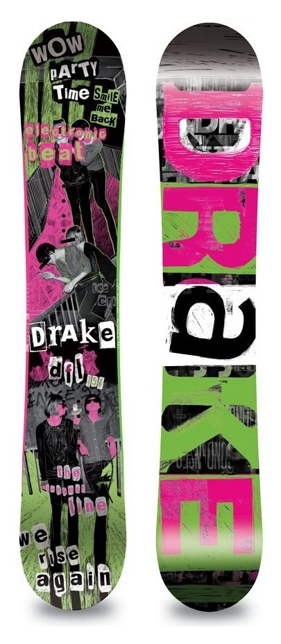 Сноуборд Drake DFL 146 Pink/green/multicolor (76231015) O, RCH_20204