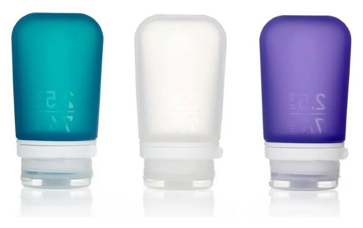 Набір силіконових пляшечок Humangear GoToob+ 3-Pack Medium, GRG_022.0040