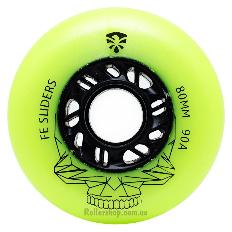 Колеса для роликів Flying Eagle Sliders 90A 4 шт зелені, ROL_4129_1