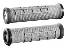 Гріпси ODI Elite Flow, V2.1 Lock On, Graphite Black w/Black Clamp, графітові з чорними замками