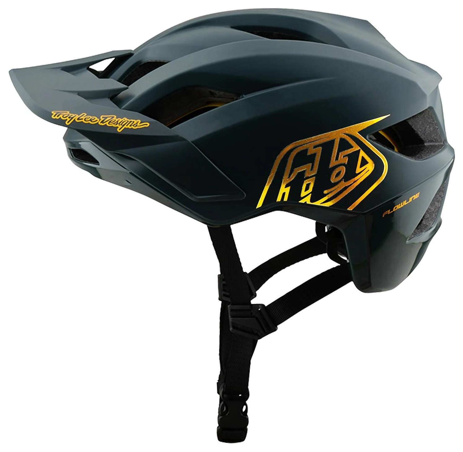 Вело шолом TLD FLOWLINE HELMET; POINT [GRAY / GOLD] M/L, OBOD_108540093