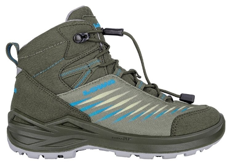 Ботинки LOWA Zirrox II GTX MID Jr olive-sky, 641129-7838-34.0