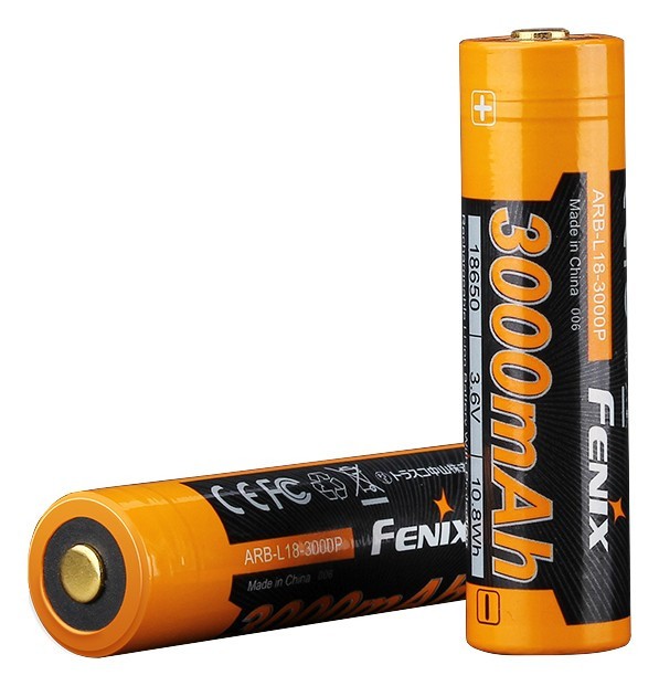 Акумулятор 18650 Fenix (3000 mAh), FNR_ARB-L18-3000P