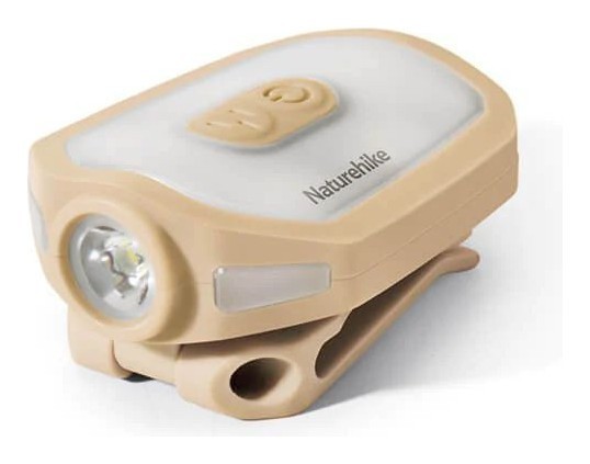 Фонарь с клипсой Naturehike NH21ZM013, бежевый, FNR_6927595798973