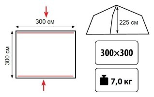 Палатка Tramp Lite Bungalow