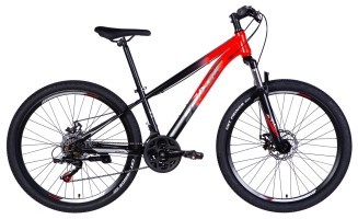 Велосипед ST 26" SPACE MARS DD FR рама-13" червоно-чорний 2026